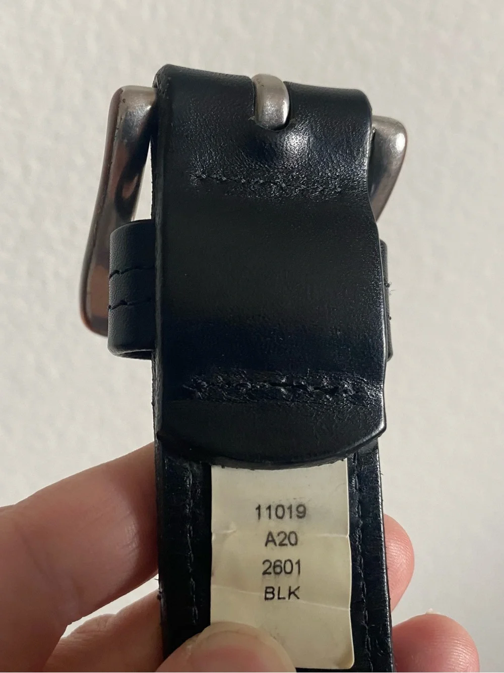 Duluth Trading Company Italian Leather Belt w/brass buckle